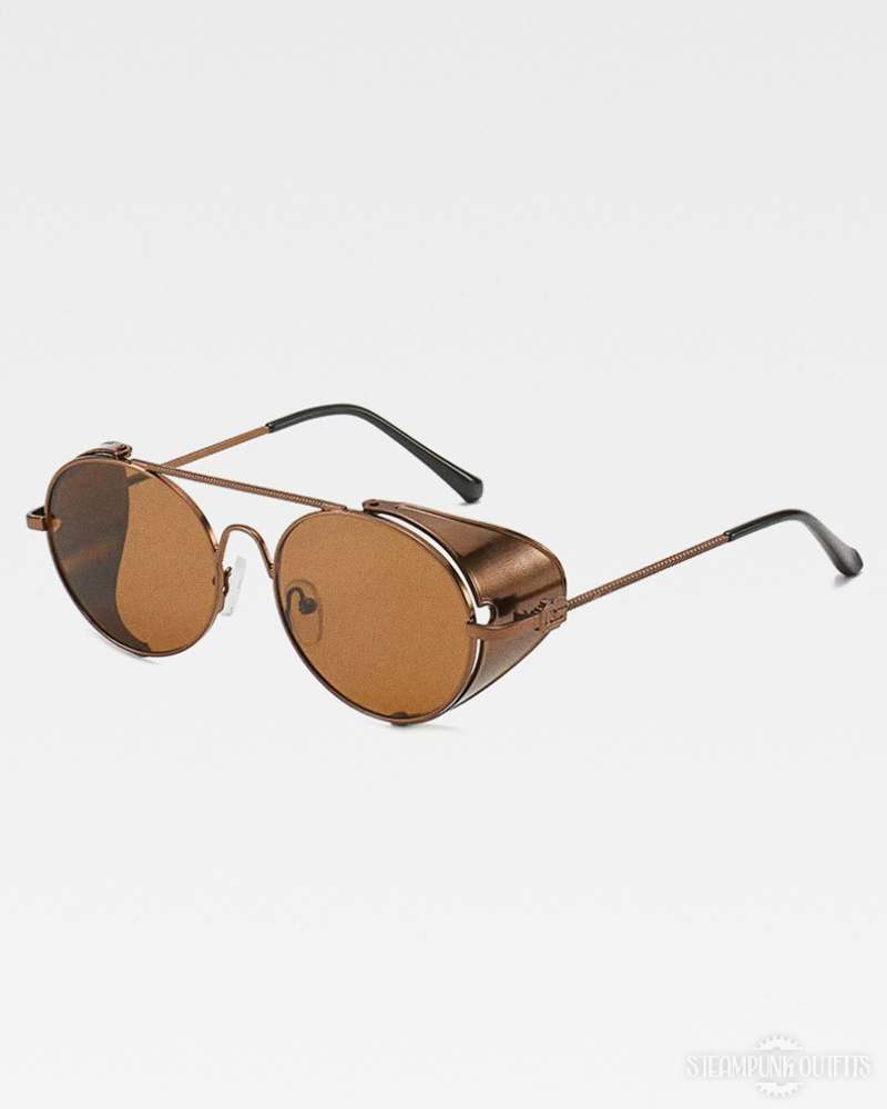 Steampunk Sunglasses With Side Shields
