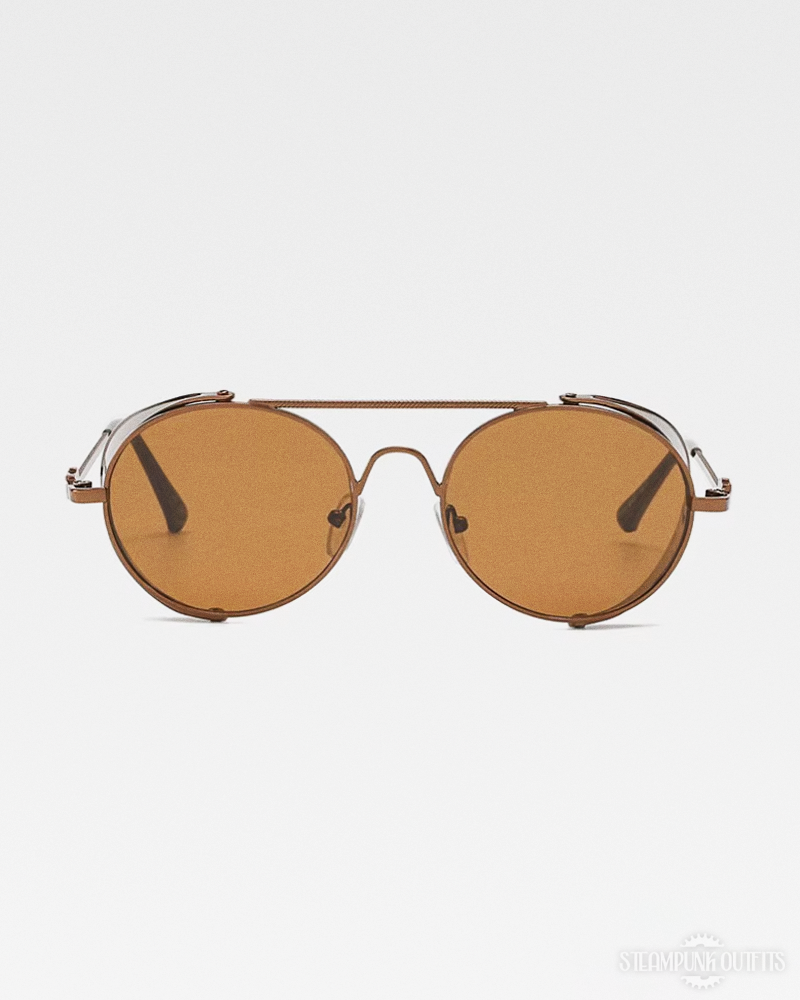 Steampunk Sunglasses With Side Shields