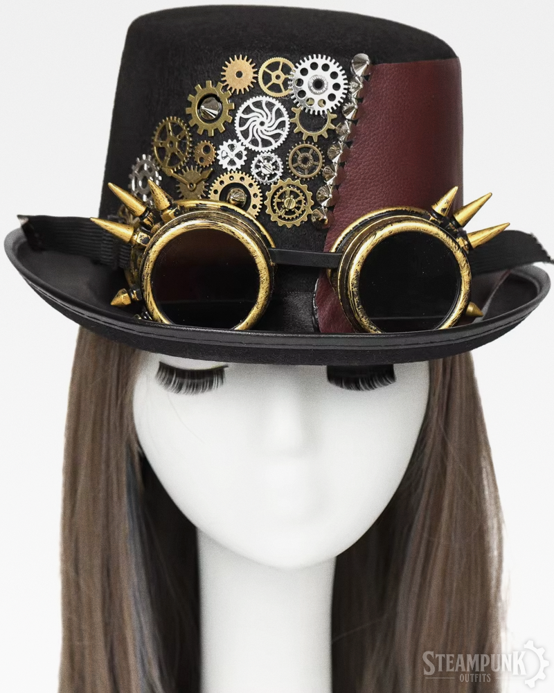 Steampunk Top Hat With Gears
