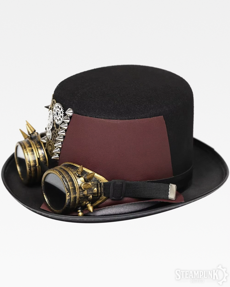 Steampunk Top Hat With Gears