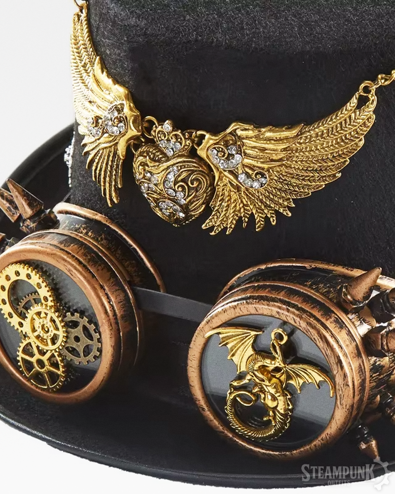 Steampunk Top Hat With Goggles
