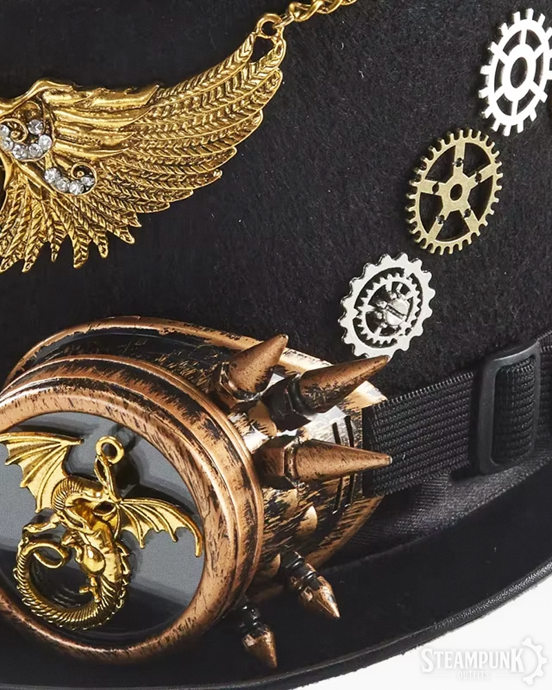 Steampunk Top Hat With Goggles
