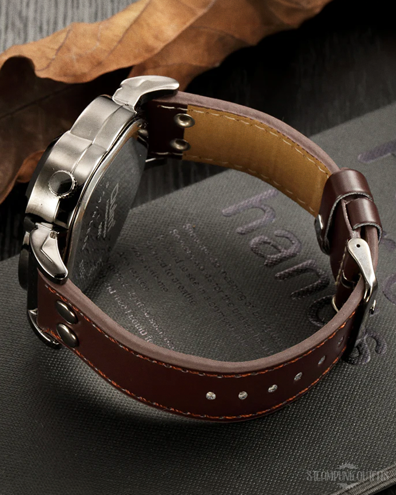 Steampunk Two Time Zone Watch