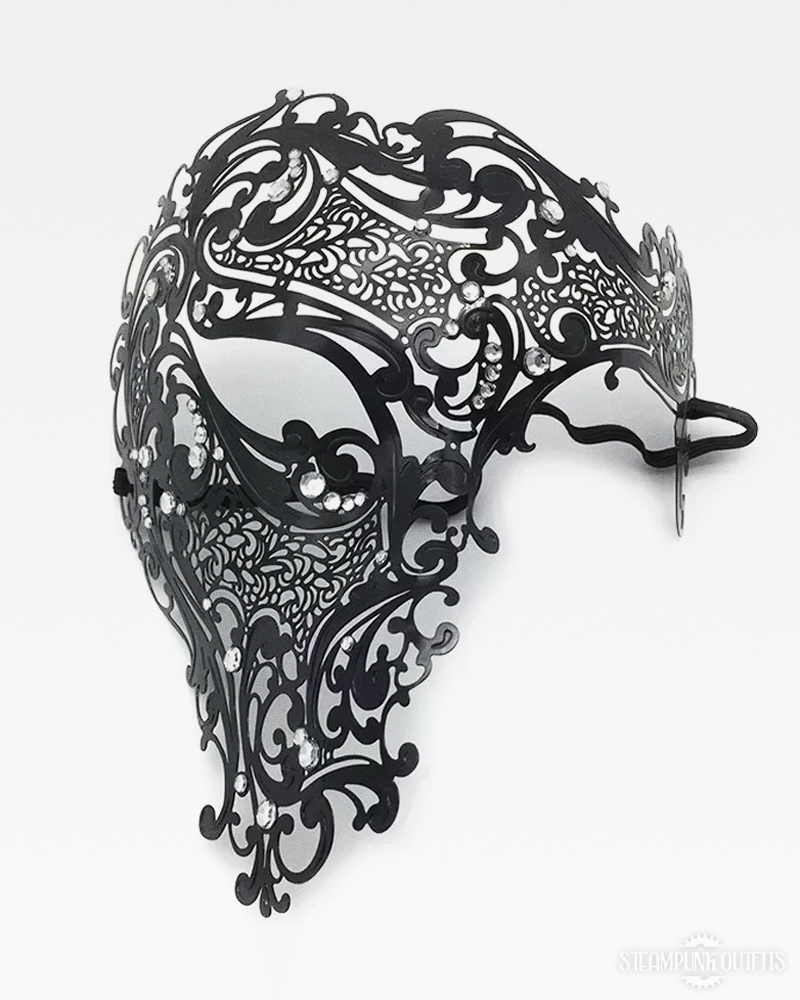 Steampunk Venetian Half Mask