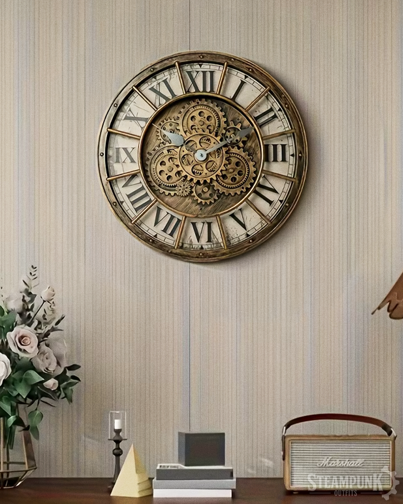 Steampunk Wall Clock