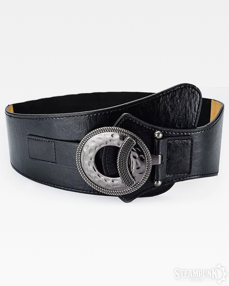 Steampunk Wide Waist Belt