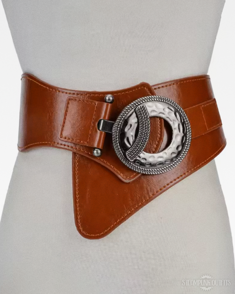 Steampunk Wide Waist Belt