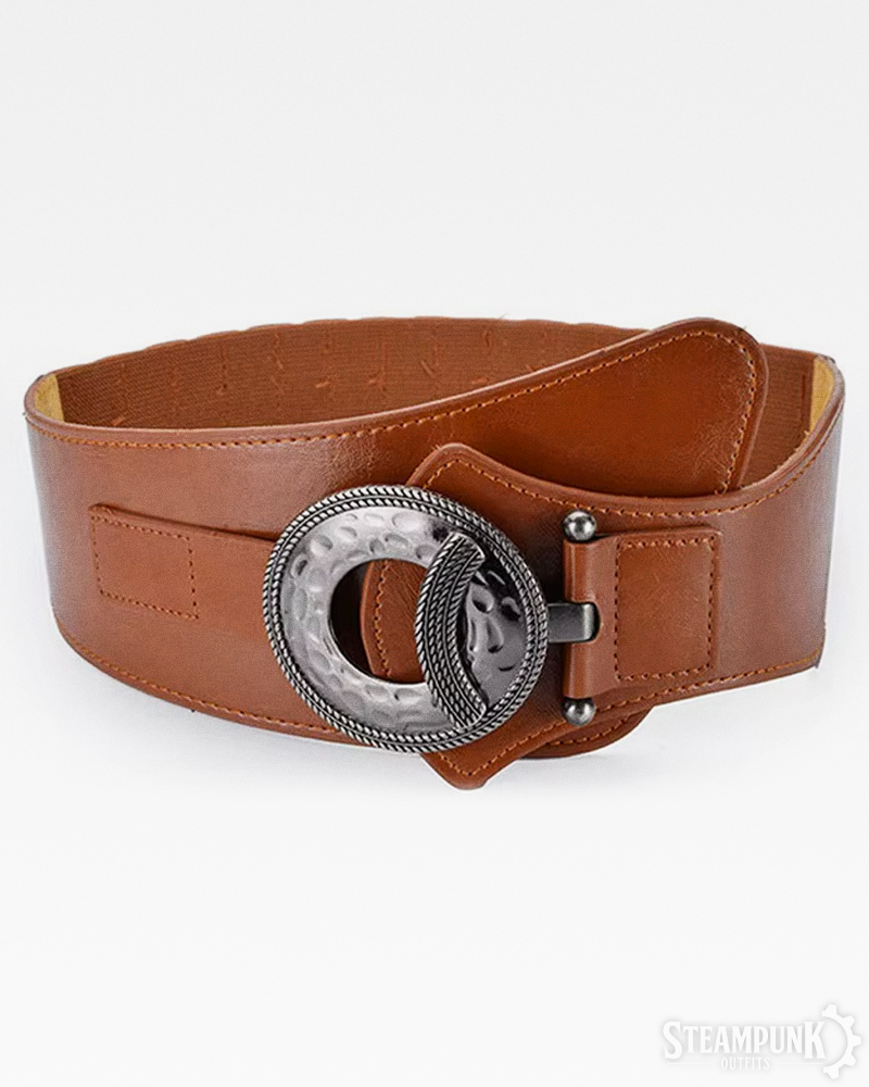 Steampunk Wide Waist Belt
