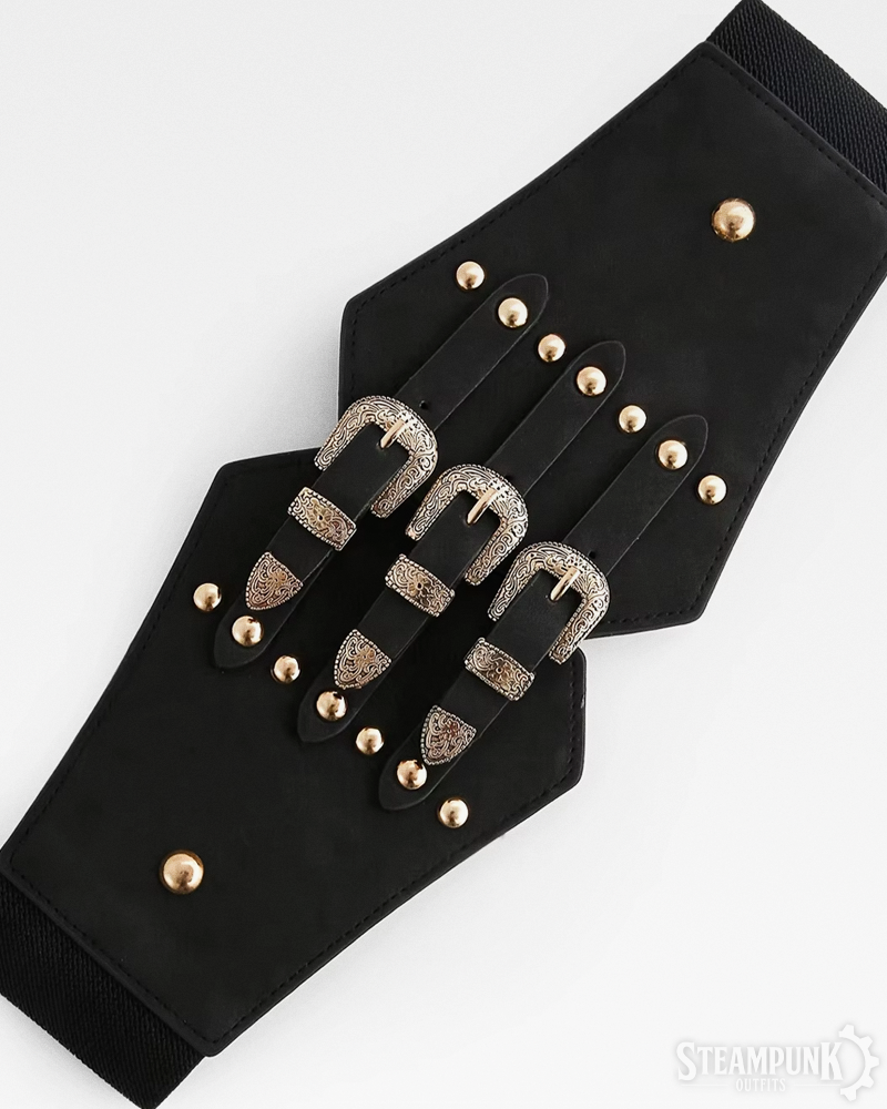 Triple Buckle Waist Belt