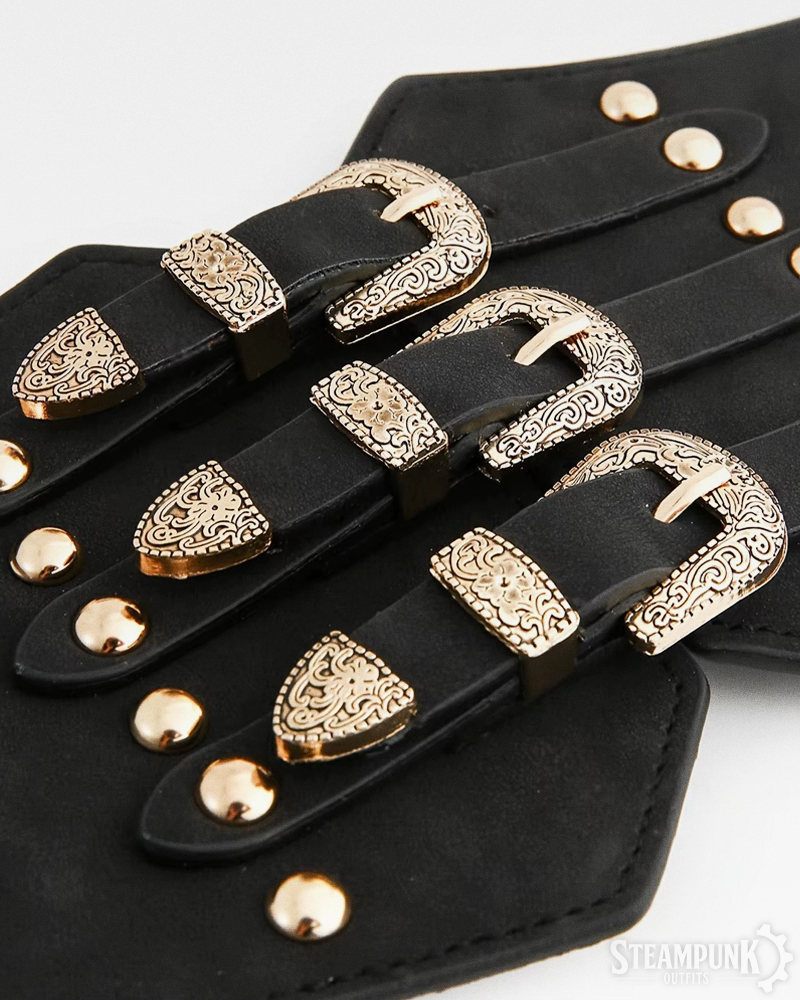 Triple Buckle Waist Belt