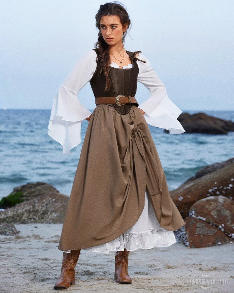 Victorian High-Waisted Skirt