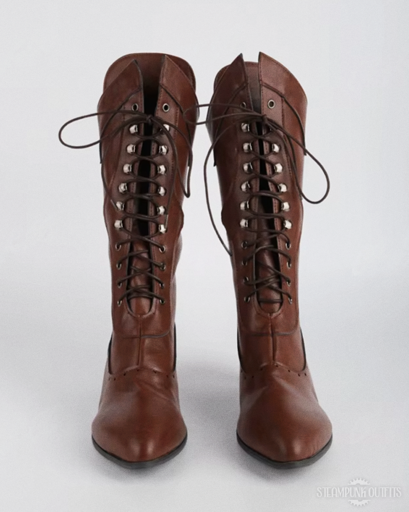 Victorian Lace Up Boots