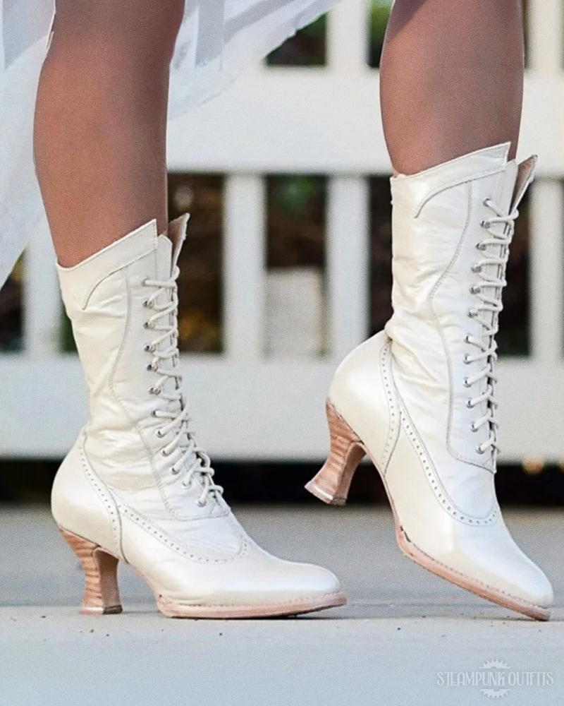 Victorian Lace Up Boots