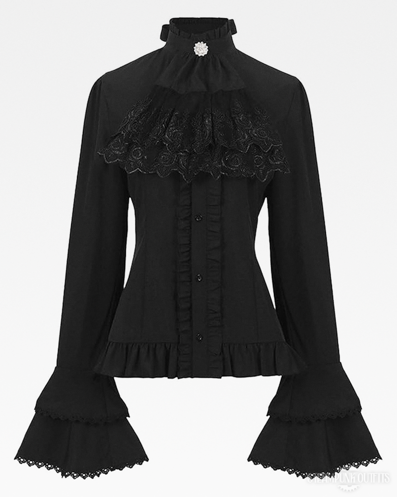 Victorian Ruffle Blouse