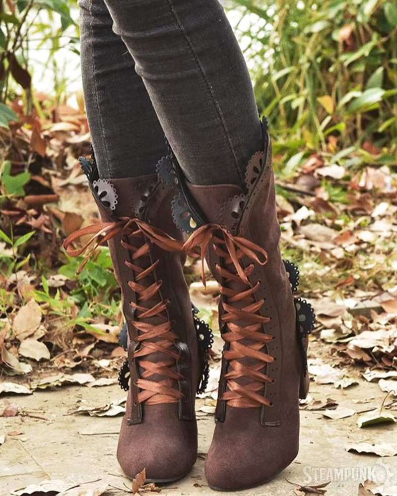 Victorian Steampunk Boots