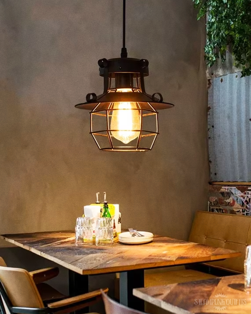 Vintage Industrial Steampunk Pendant Lamp