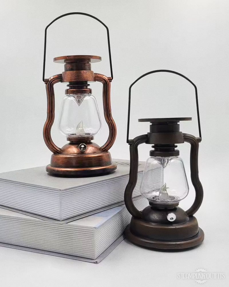 Vintage Steampunk Lantern Lamp