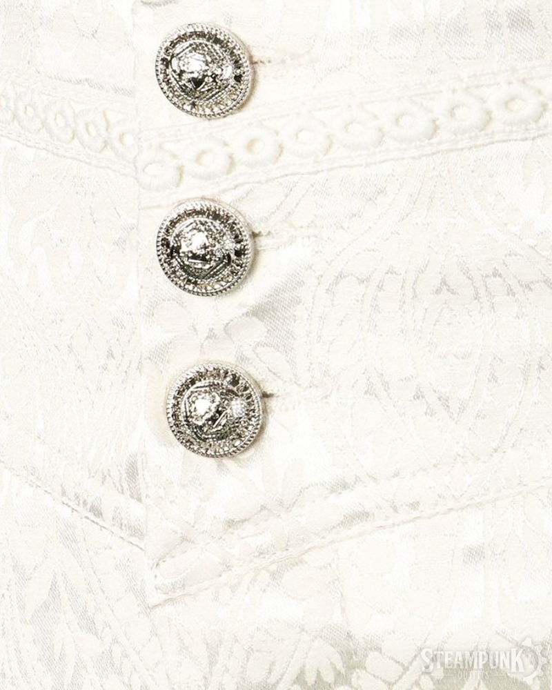 White Steampunk Pants