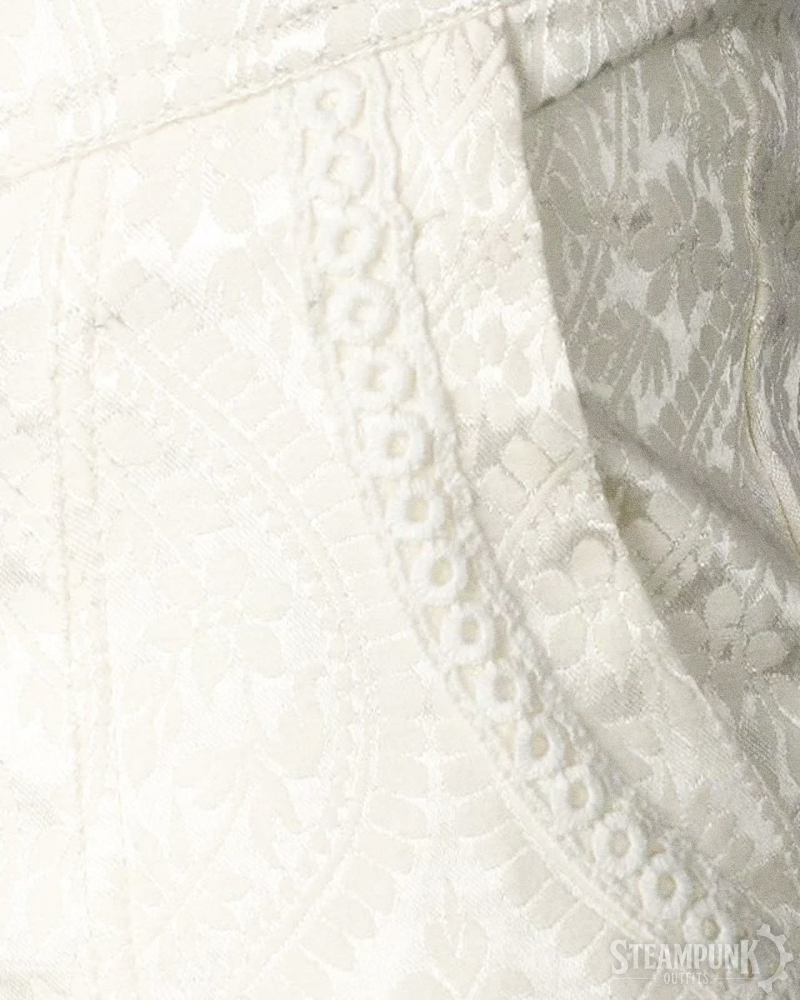 White Steampunk Pants