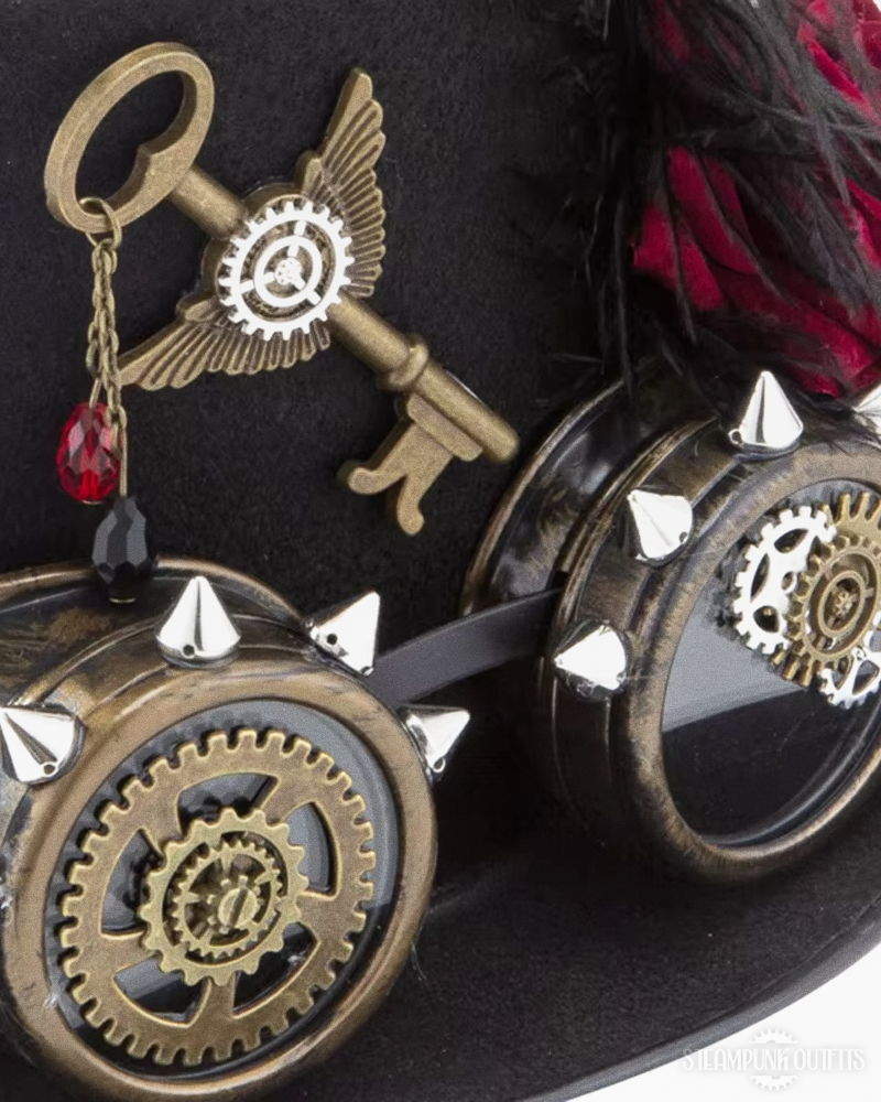 Womens Steampunk Top Hat