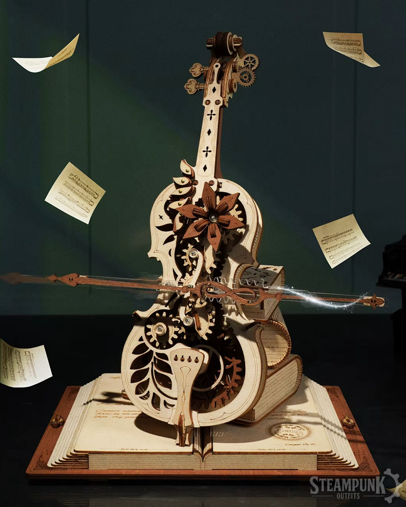 3D Wooden Cello Puzzle