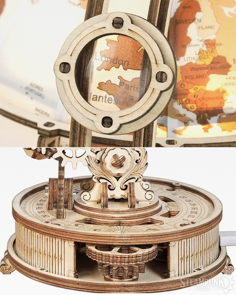 3D Wooden Globe Puzzle