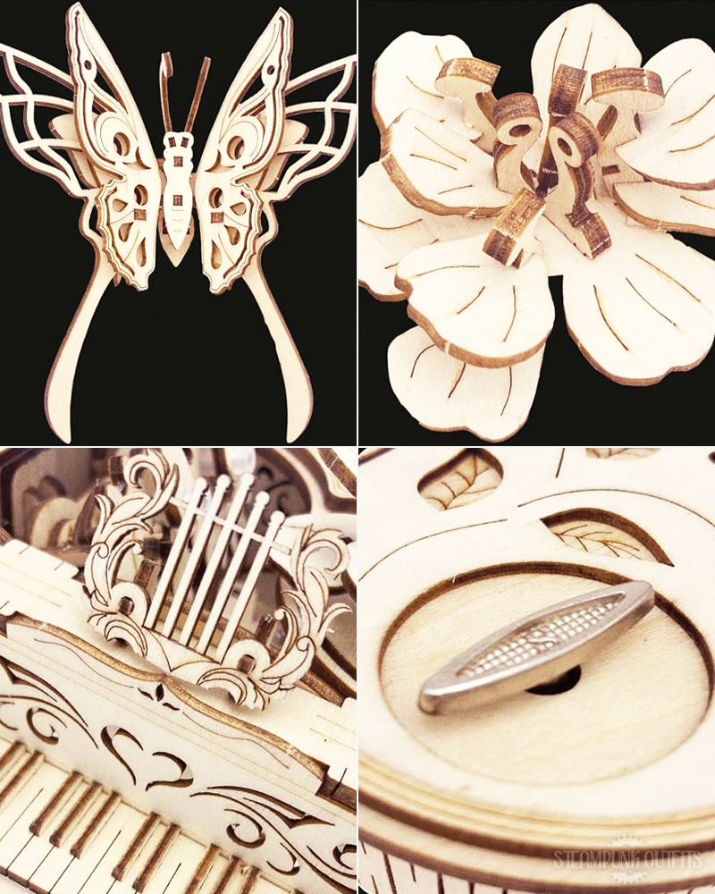 3D Wooden Piano Puzzle