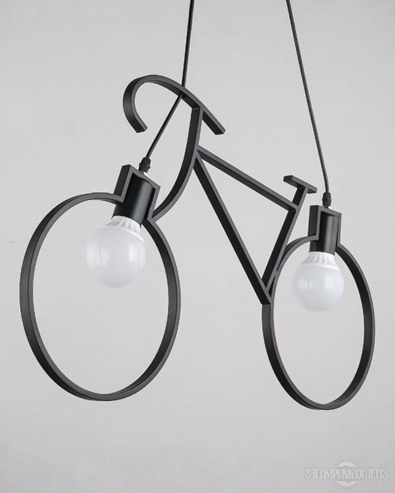Bicycle Steampunk Lamp