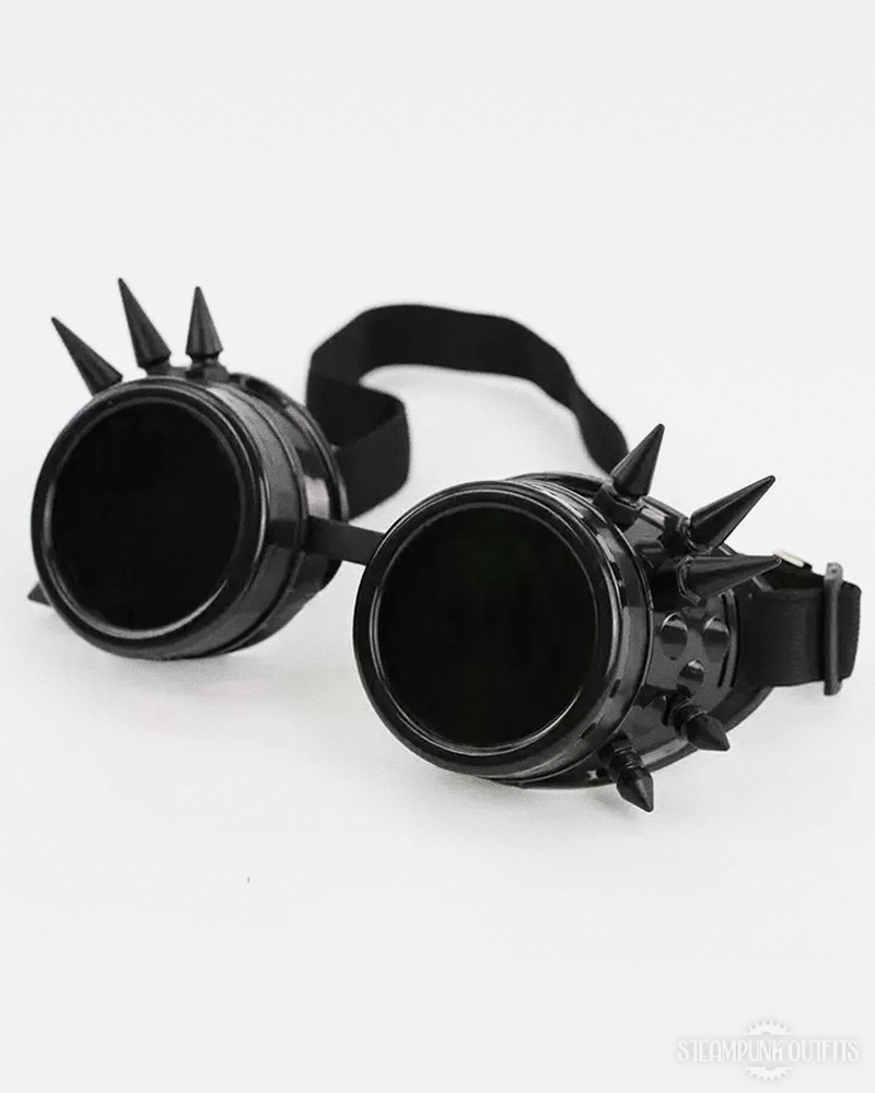 Black Steampunk Goggles