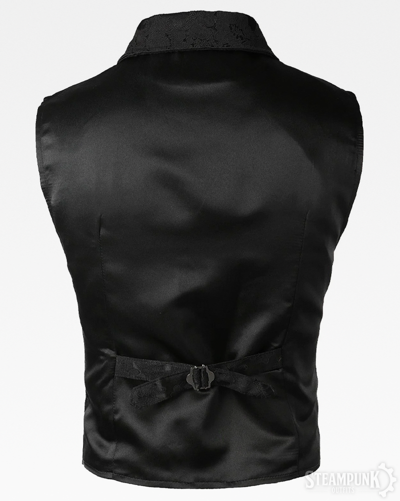 Black Steampunk Vest