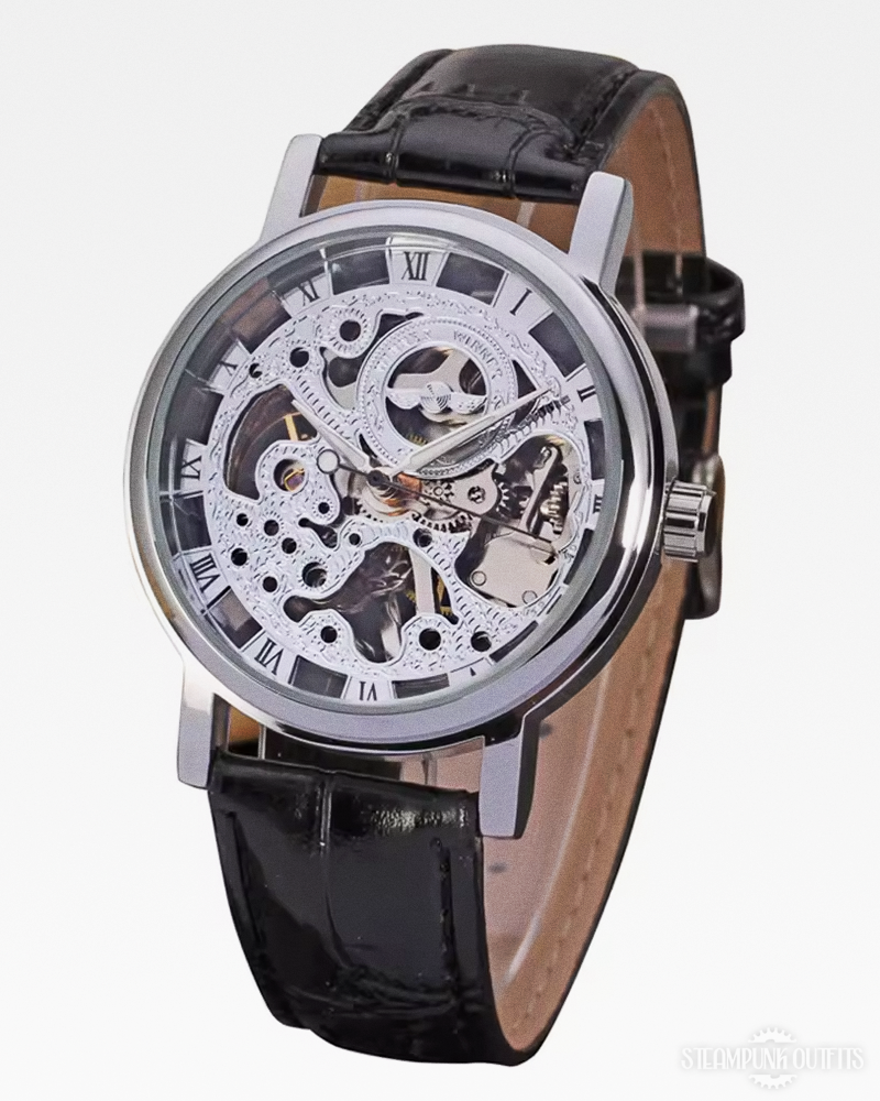 Black Steampunk Watch
