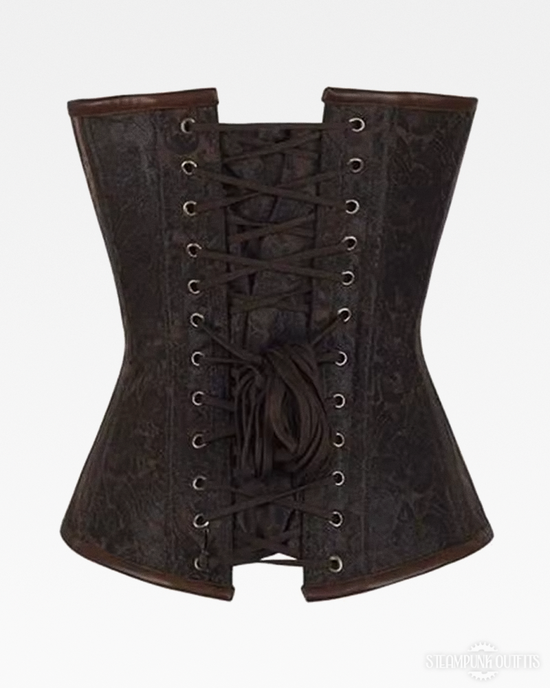 Brown Steampunk Corset