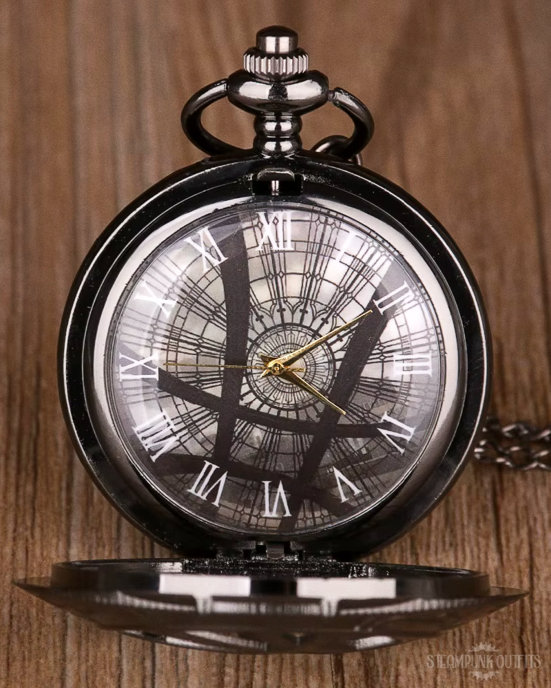 Eye Steampunk Pocket Watch