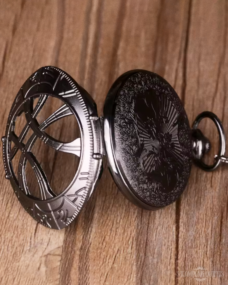 Eye Steampunk Pocket Watch