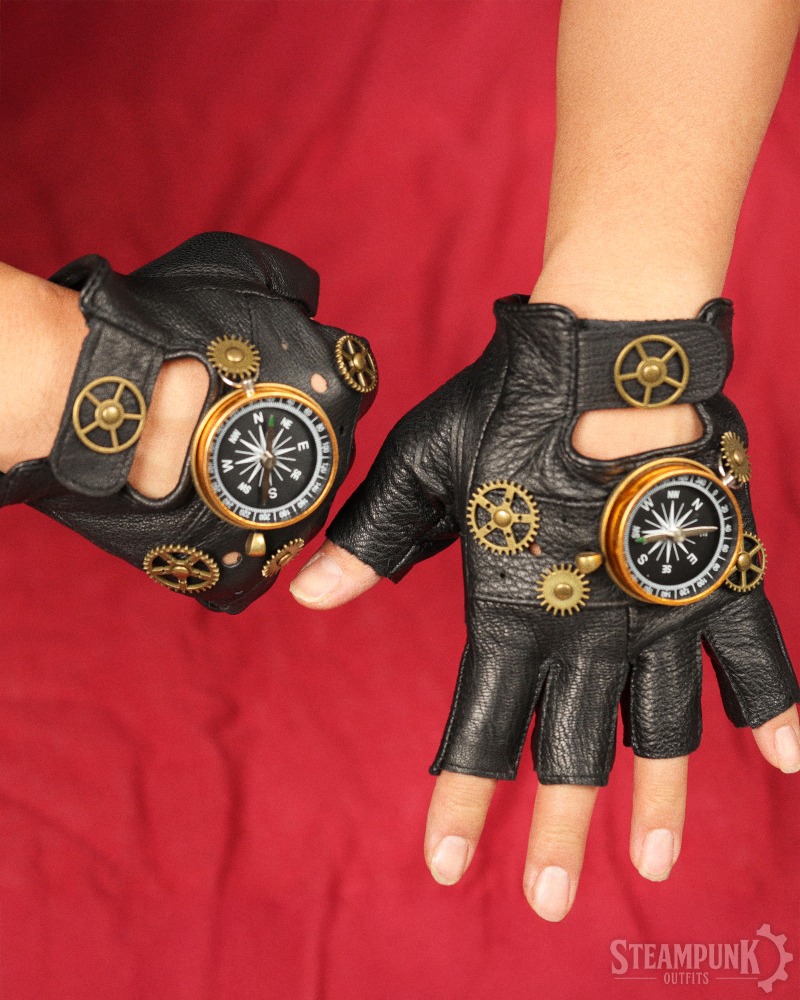 Fingerless Steampunk Gloves