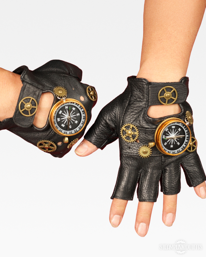 Fingerless Steampunk Gloves