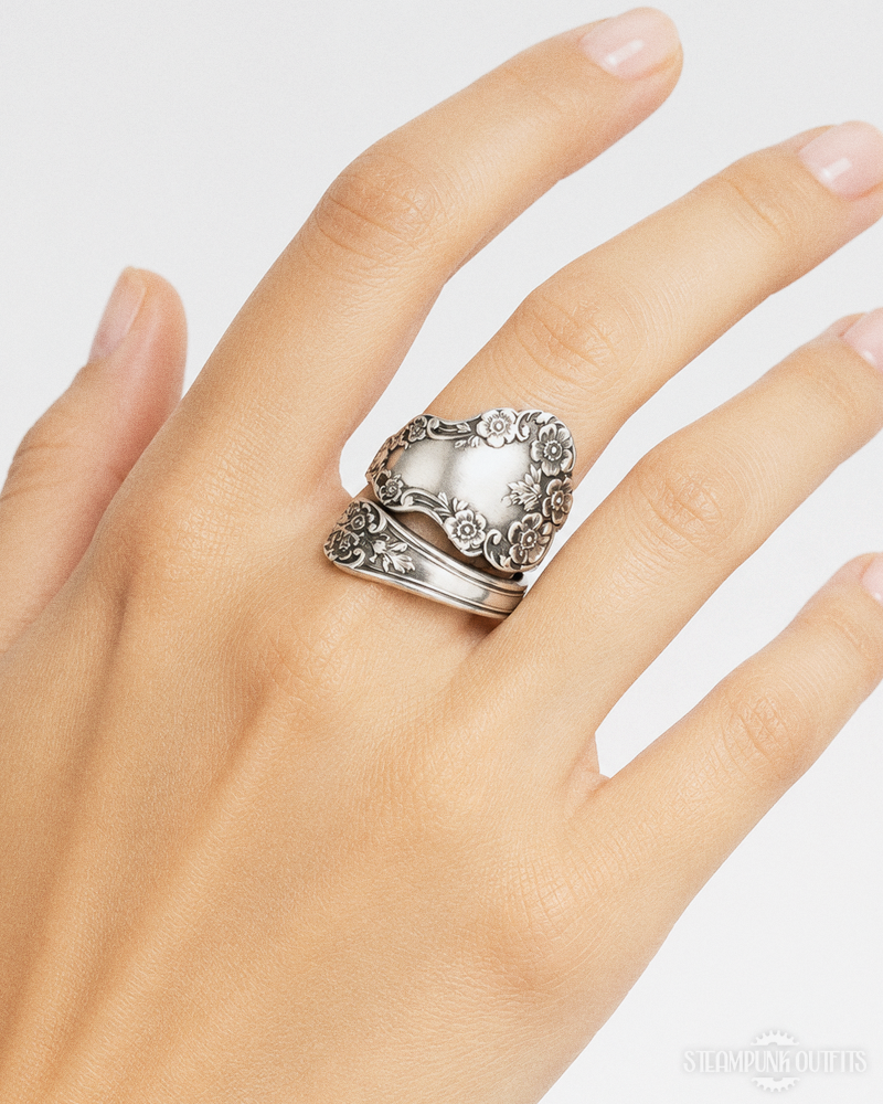 Floral Spoon Ring