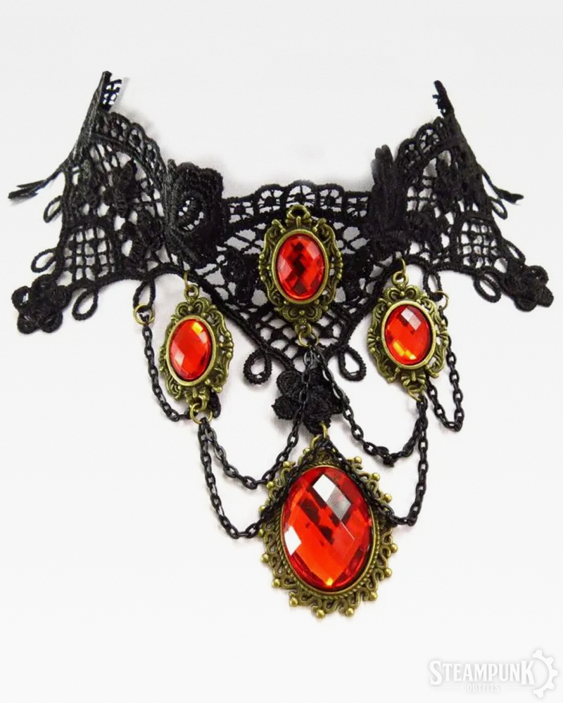 Gothic Lace Choker