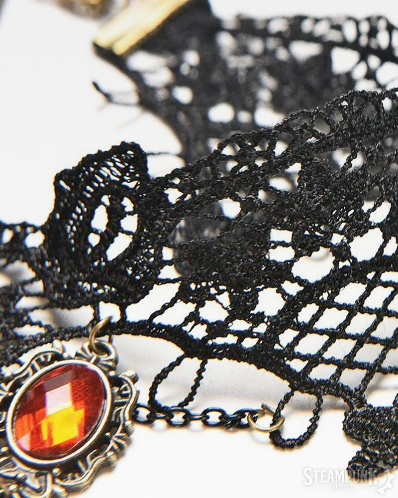 Gothic Lace Choker