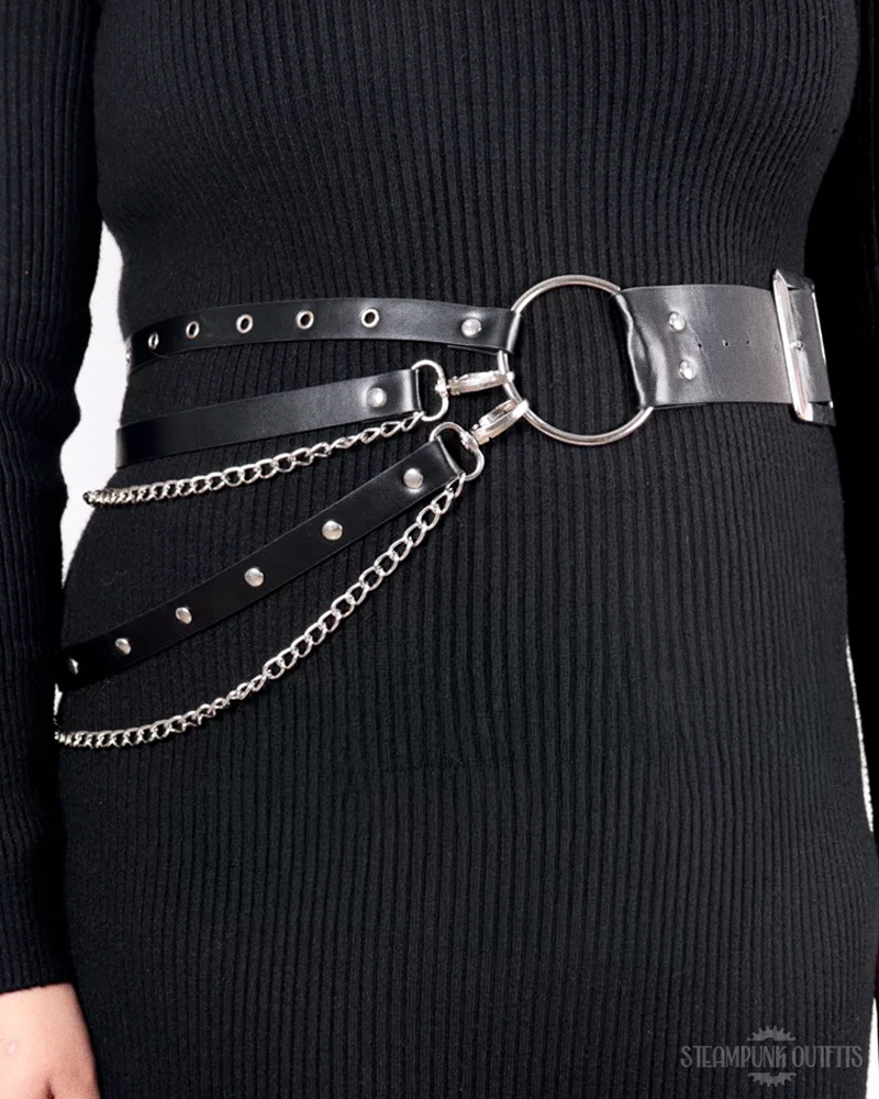 Gothic Steampunk Chain Belt