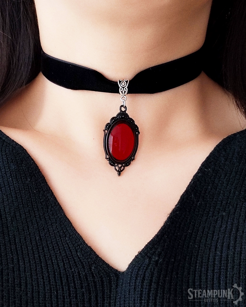 Gothic Velvet Choker