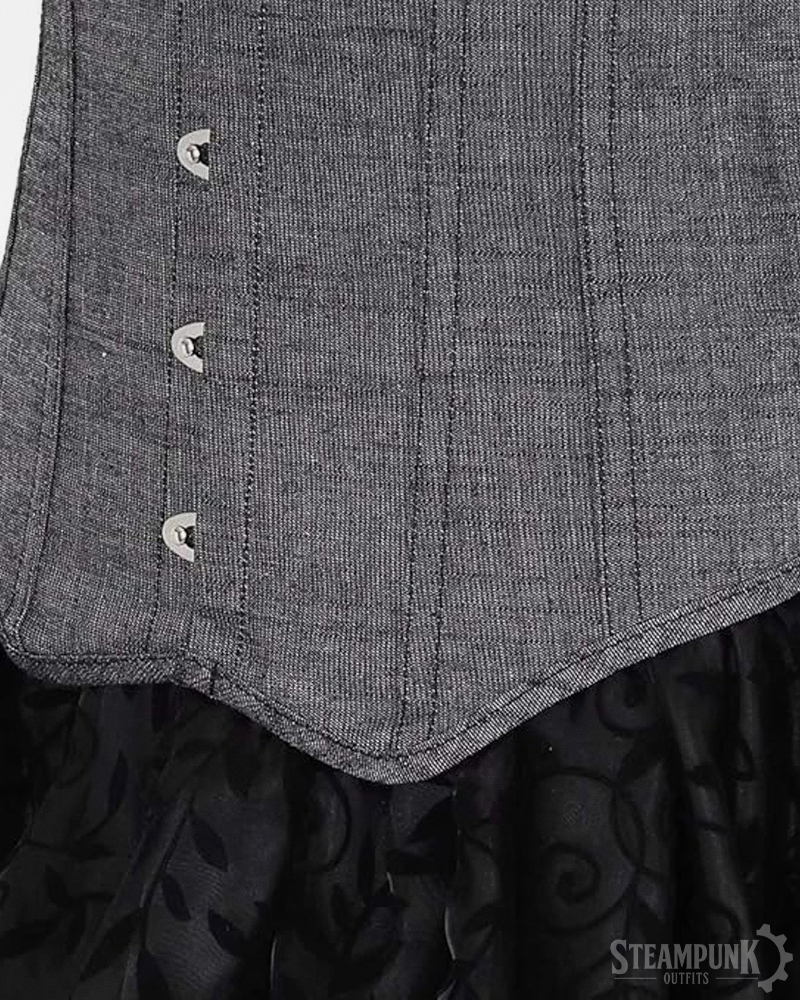 Gray Steampunk Costume