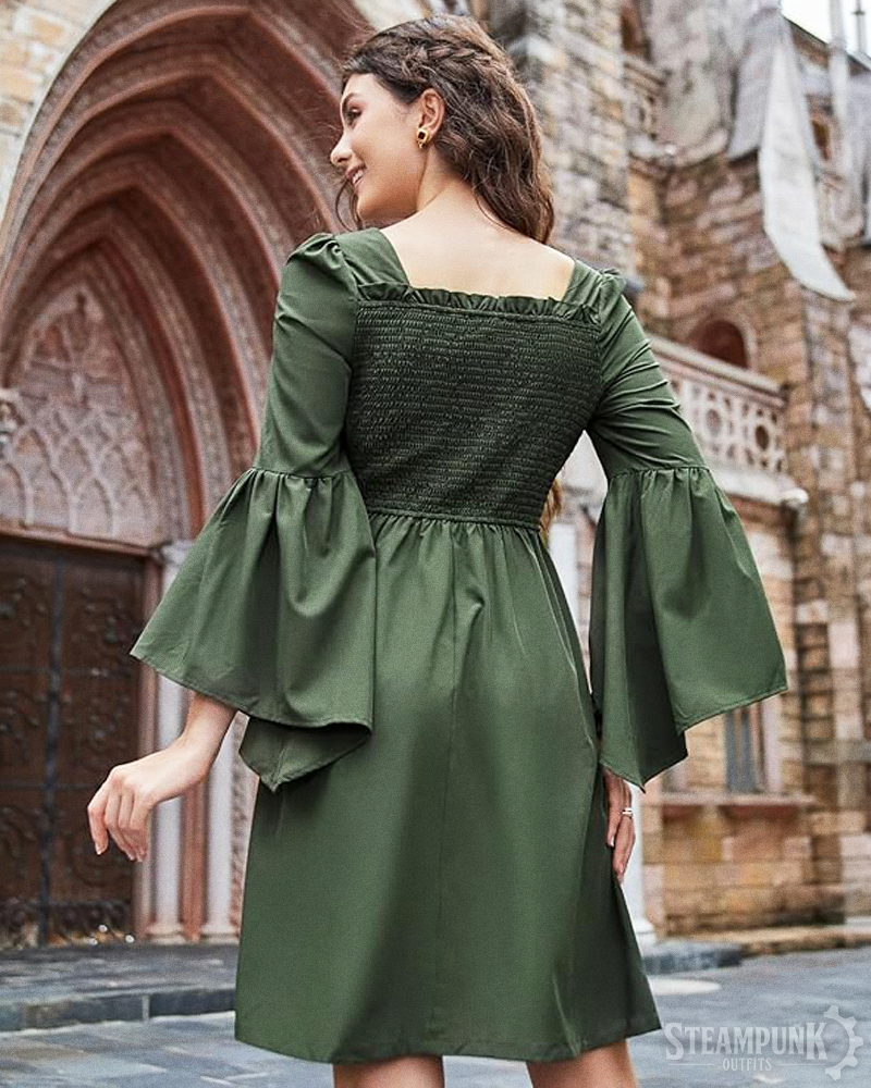 Green Steampunk Dress