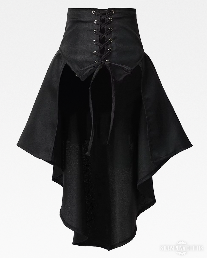High Low Steampunk Skirt