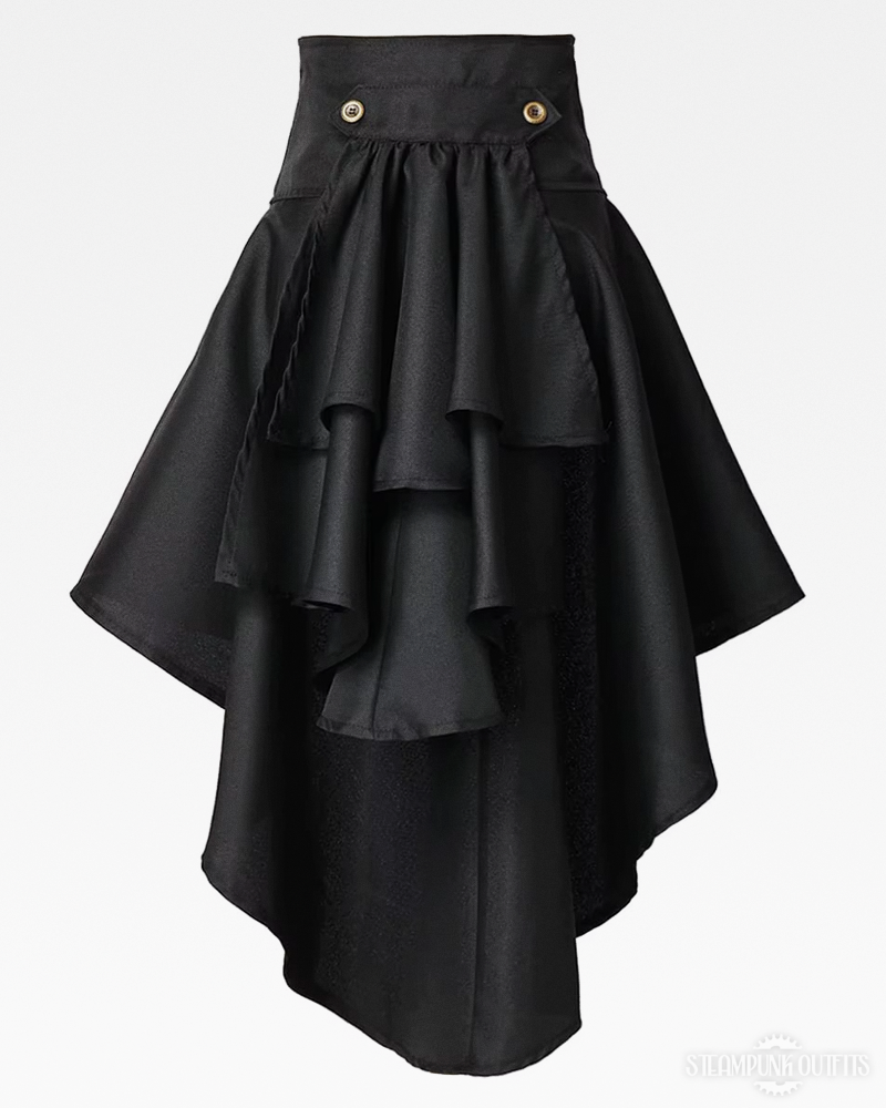 High Low Steampunk Skirt