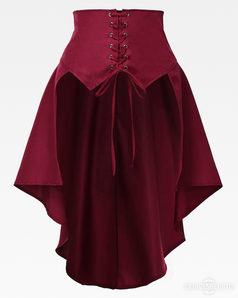 High Low Steampunk Skirt