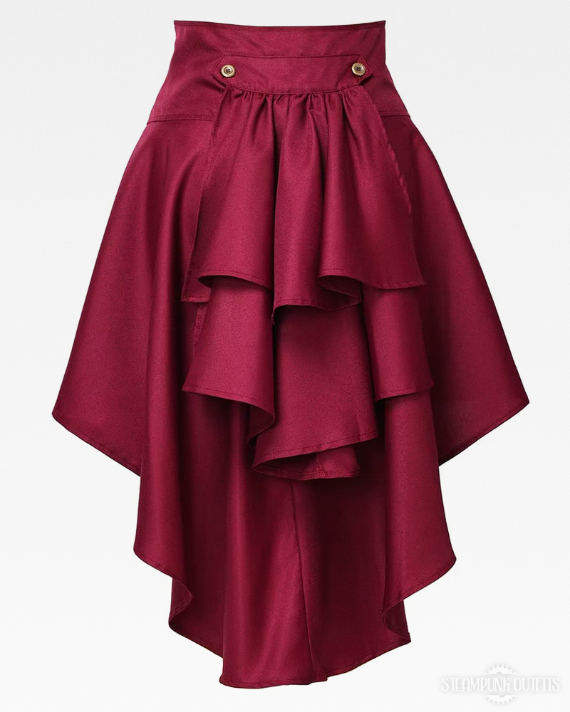 High Low Steampunk Skirt