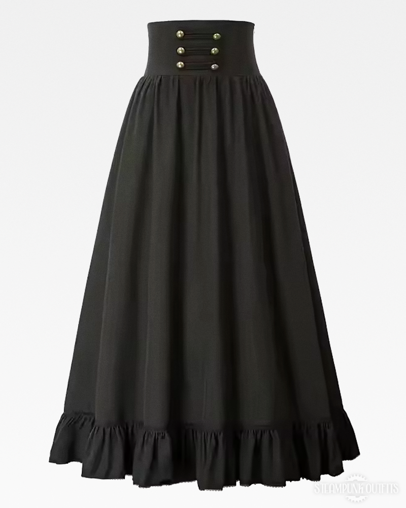 High Waisted Victorian Skirt