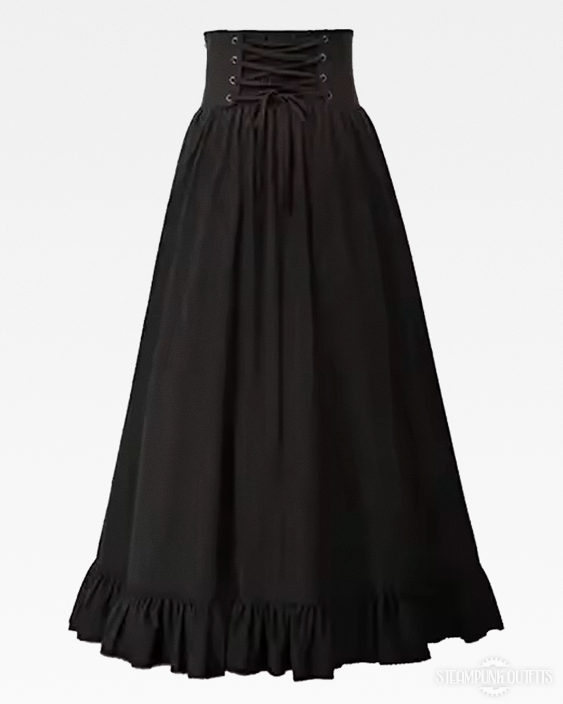 High Waisted Victorian Skirt