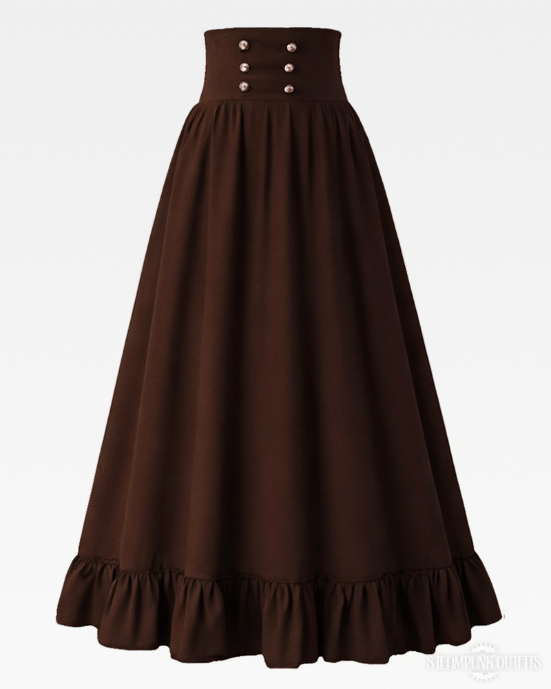 High Waisted Victorian Skirt